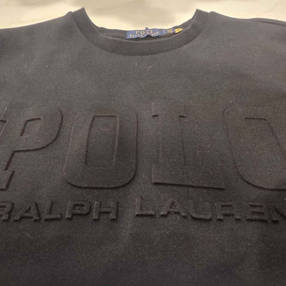 Polo Ralph Lauren 3d Logo Black Sweatshirt